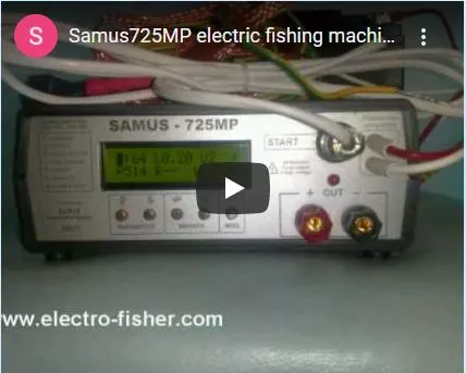 ELECTROFISHING WITH SAMUS 725MP-High-tech electrofisher